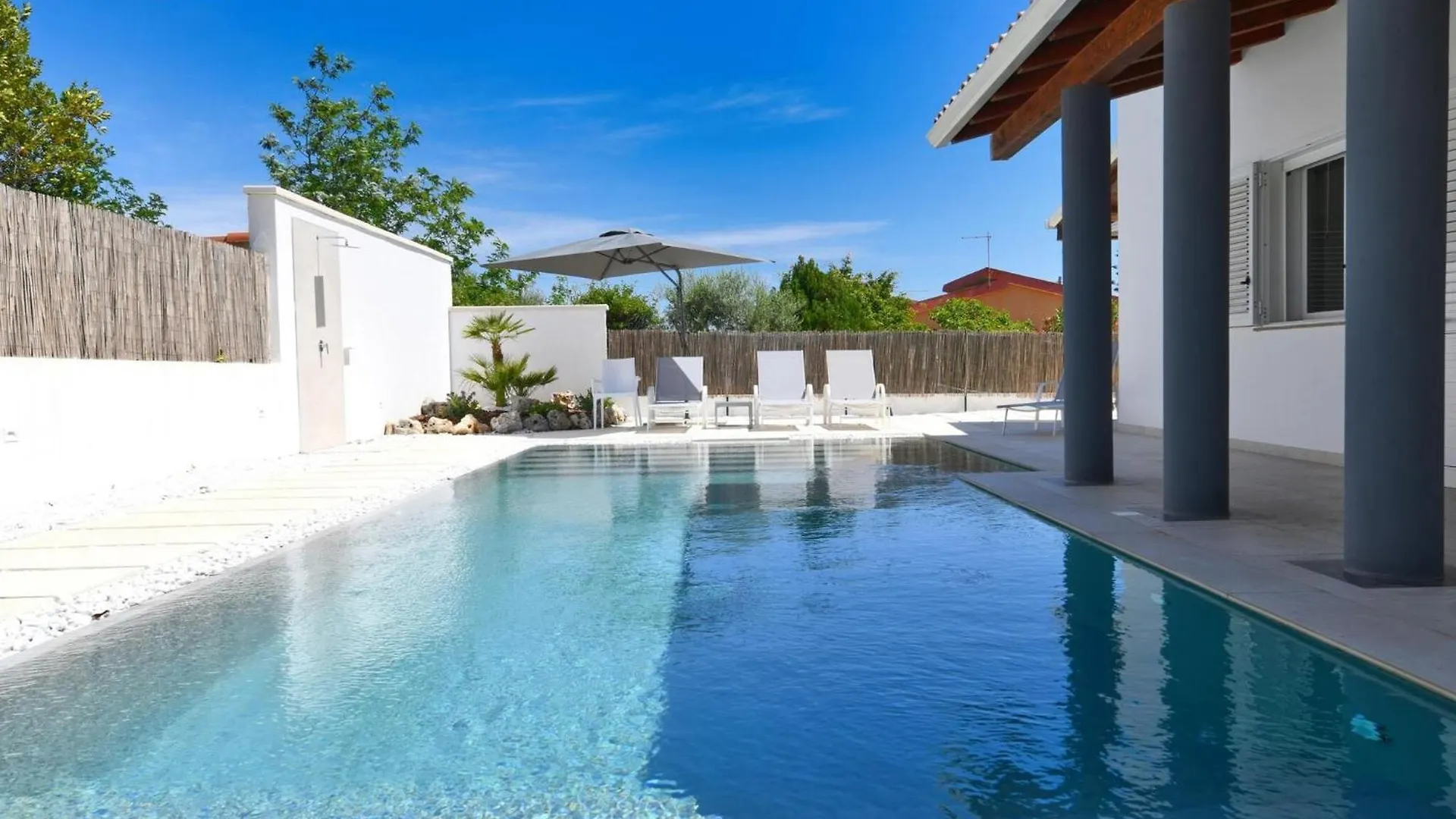 Lovely App In Villa With Pool, Fontane Bianche Сиракузы Апартаменты